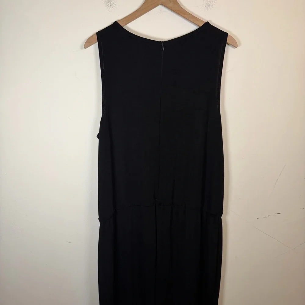 NWT Chicos Travelers Sleeveless Tie Waist Wide Leg Jumpsuit Size 3/XL Stretch - Picture 6 of 11